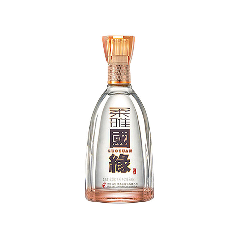 今世缘 白酒 柔雅国缘 柔雅型 42度 500ml*1瓶 单瓶装
