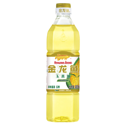 金龙鱼 玉米油 900ml瓶装压榨食用油