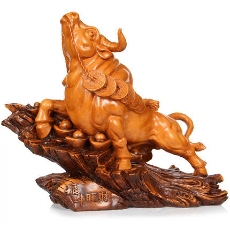 美帮汇福牛牛摆件生肖牛工艺品办公室股市牛摆设物参数