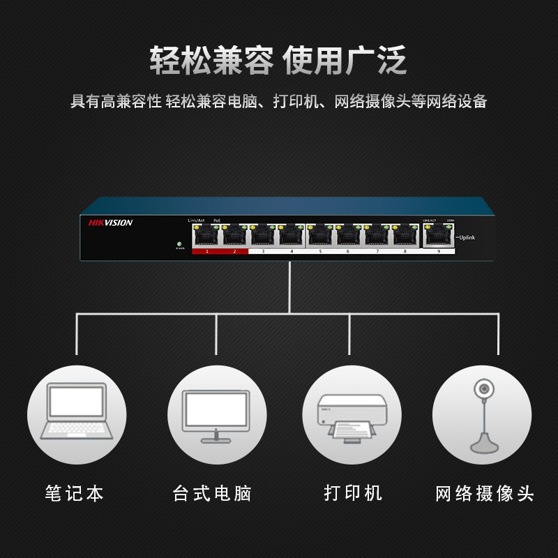 海康威视 B-DS-3E0109P-E 监控器材配件