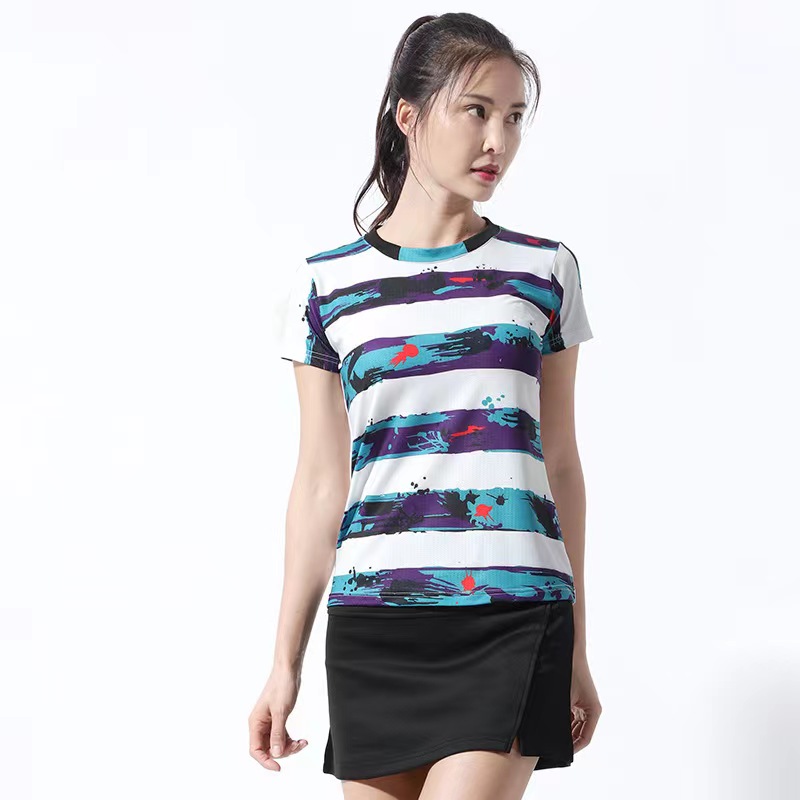 蒙企智品男女休闲运动跑步健身服新款羽毛球服装套装Y-1013高清大图