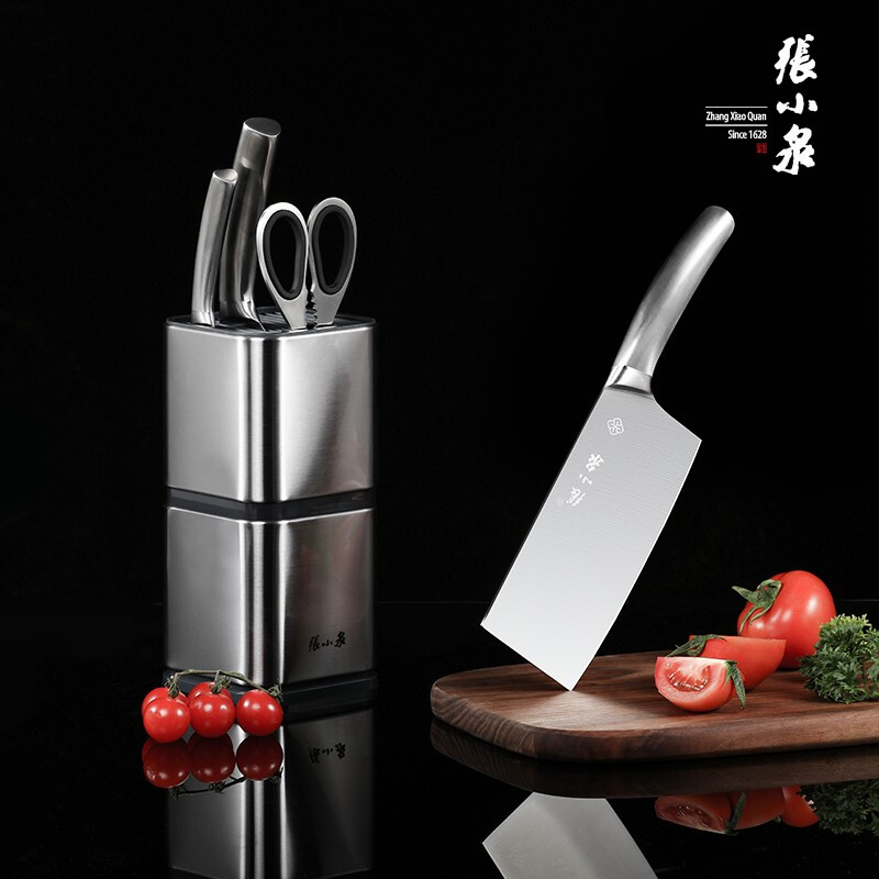 张小泉银弧系列套装刀具五件套不锈钢厨房套刀套锋利实用礼品D31370100高清大图