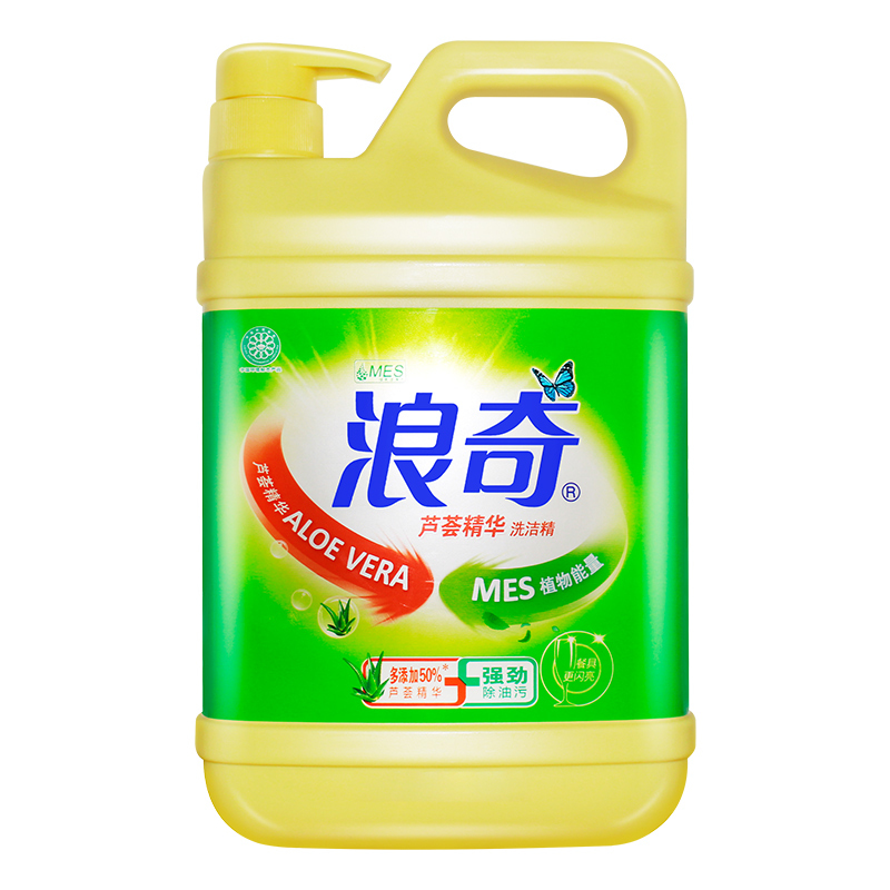 浪奇lonkey芦荟精华洗洁精115kg去油污易冲洗不伤手浪奇出品