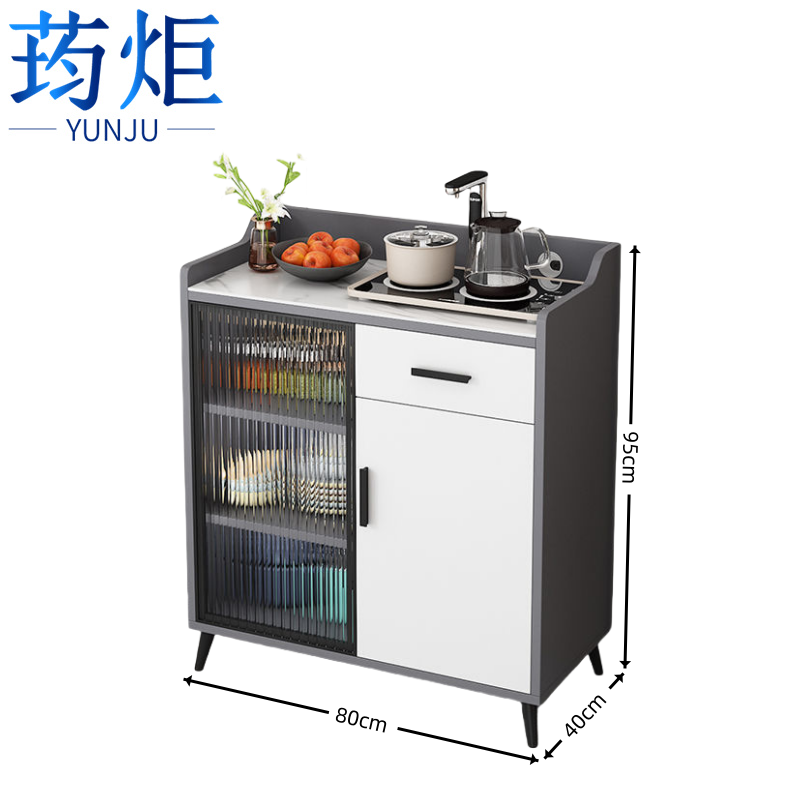 荺炬茶水柜宽40cm台高清大图