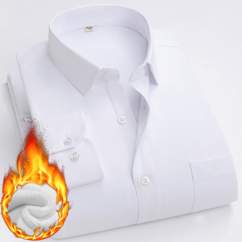 鑫贵达 工作服保暖衬衫 白色 件