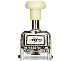 得力7507七位自动号码机(白)(台)