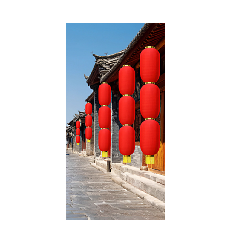 锦瑞星 灯笼 长12寸5连/个高清大图