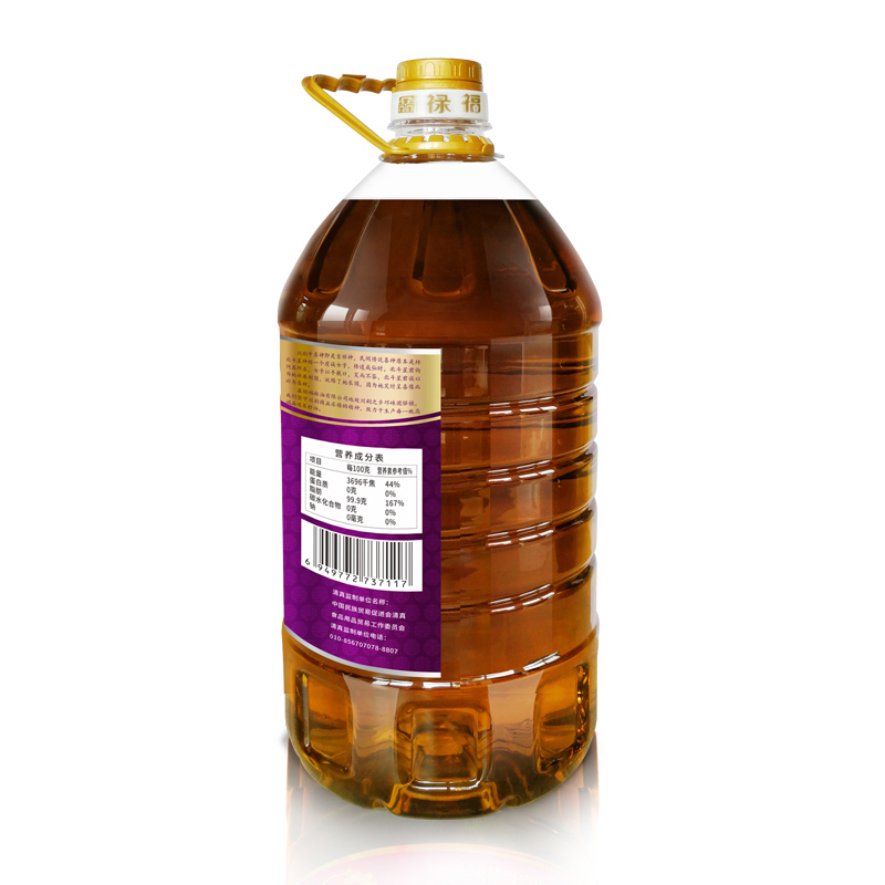 鑫禄福 精炼压榨醇香菜籽油非转基因食用油 5L