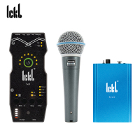Ickb so8第五代声卡+舒尔BETA58A麦克风+SO ONE话放套装手机直播电脑抖音主播唱歌k歌录音直播设备全套电
