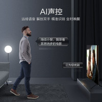 海信（Hisense）43英寸4K超高清液晶平板AI智能网络语音电视机 金属一体化机身 防蓝光超薄全面屏HZ43A65E