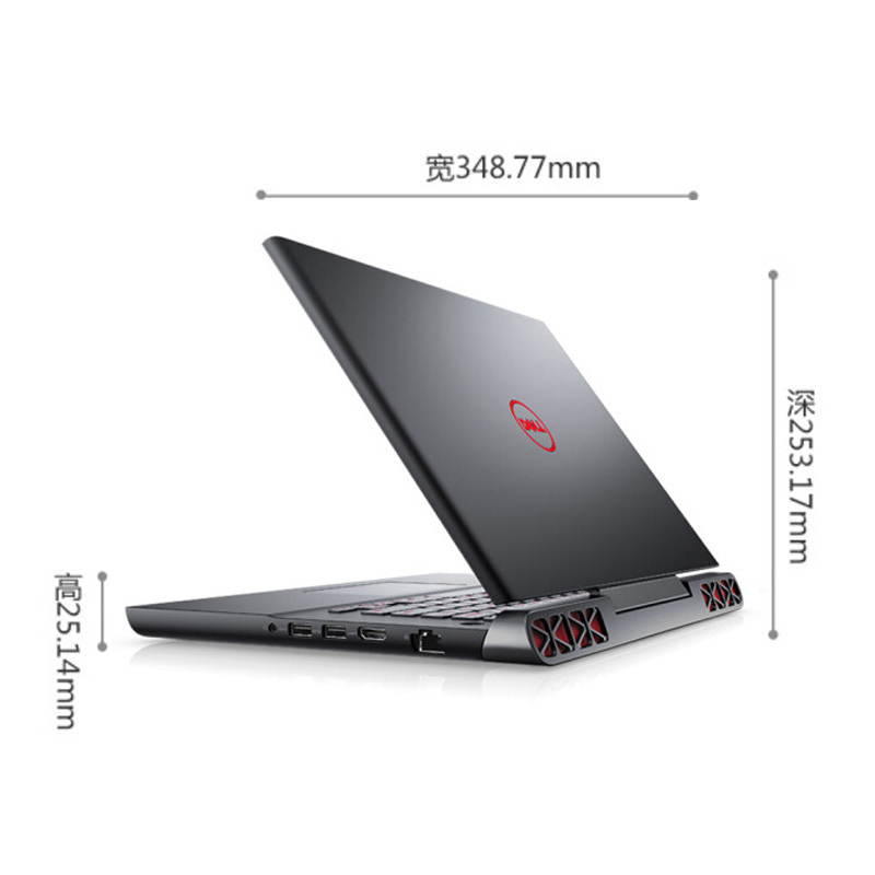 戴尔(DELL)灵越新游匣7467 14英寸笔记本电脑(i5-7300HQ 4GB 256GB固态 4G独显 高清屏)