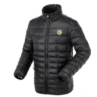 国际米兰俱乐部Inter Milan 轻薄羽绒服男官方秋冬新款轻便短款便携收纳运动简约无帽立领防寒羽绒服外套