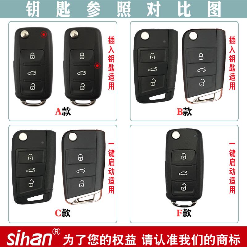 斯柯达新明锐柯珞克昕锐柯米克速派晶锐昕动昊锐野帝汽车钥匙包套钥匙包钥匙套钥匙壳图片