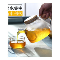 家柏饰(CORATED)水果茶壶套装家用防爆大号玻璃泡茶器明火可加热烧煮花果冷水壶厚