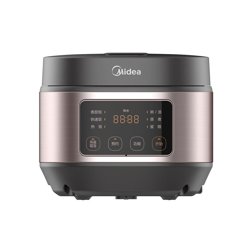 美的(Midea)MB-AFB5062R 电饭煲底盘加热智能自动5L不粘锅聚能釜定时预约烧汤烧饭煮粥蛋糕