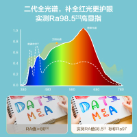 欧普AAAAA级双芯全光谱护眼台灯灯阅读书桌宿舍学习灯学生尚明2T