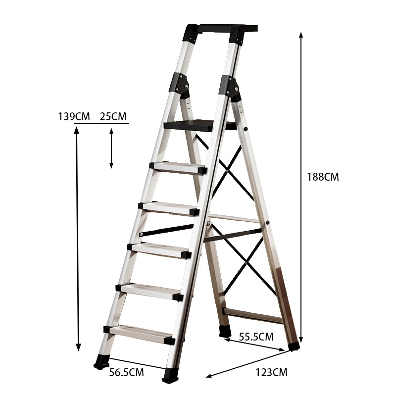 攸形 折叠梯六步个高清大图
