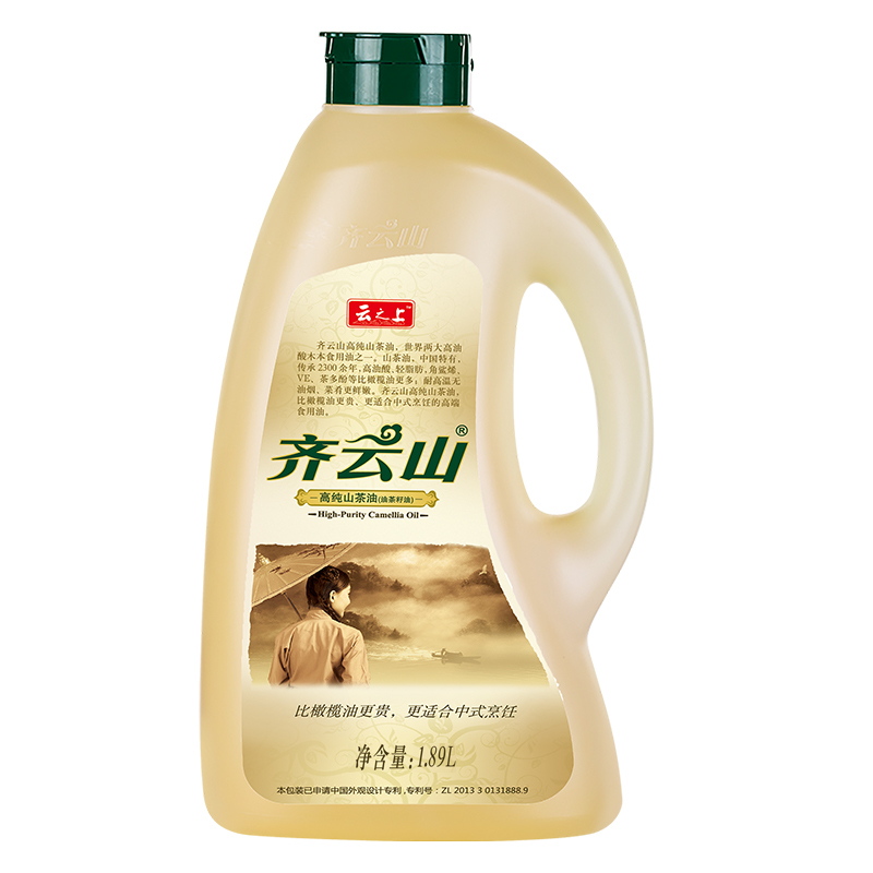 齐云山高纯山茶油1.89L物理压榨 野山茶油 食用油 桶装茶油油 茶籽油