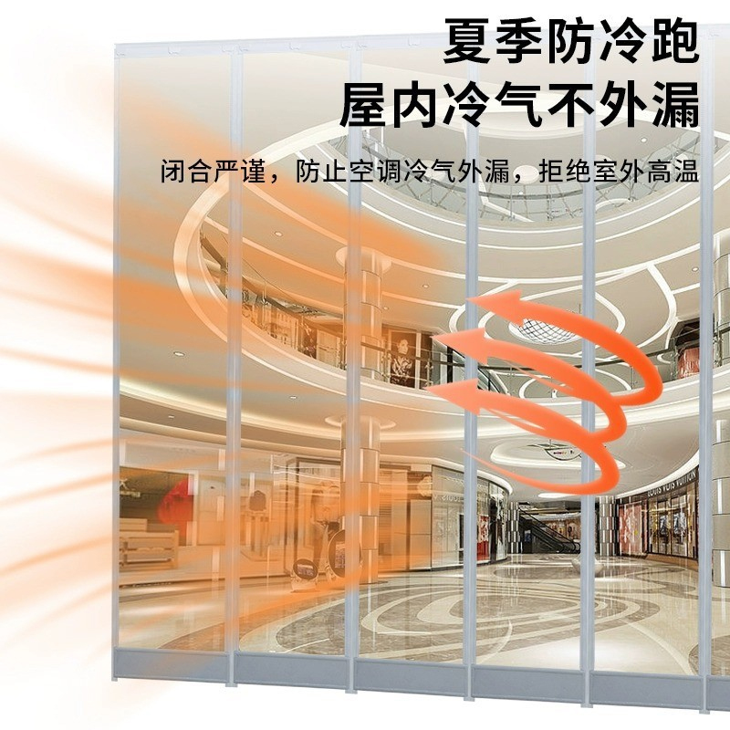 万山宏业 PVC透明磁吸门帘2.5厚 QWS-2.5 片高清大图