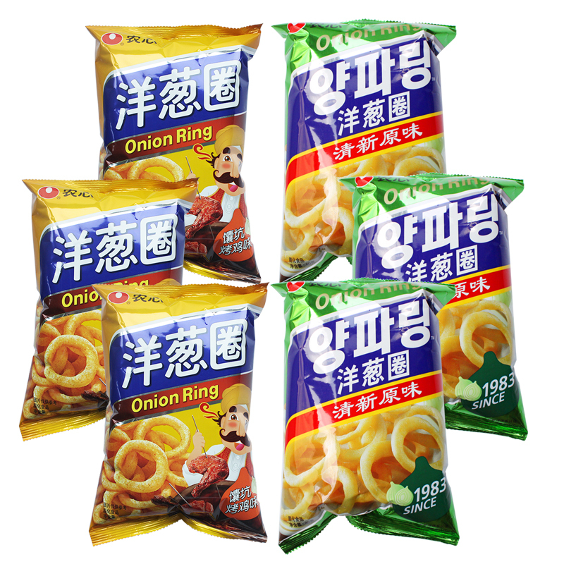 农心洋葱圈清新原味70g