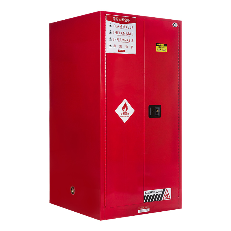 臻远zyaqg-r90工业安全柜防爆柜化学品实验柜可燃液体存储柜 90加仑红色高清大图