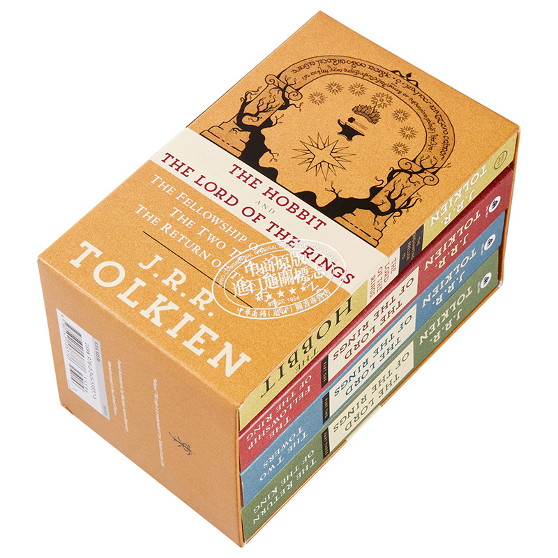 [正版] 托尔金4本套装 魔戒三部曲 霍比特人 J R R Tolkien 4Book Boxed Set The高清大图