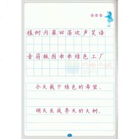 正版 【 2019适用】小学硬笔习字册4四年级下册苏教版义务教育配套书4下描红字帖