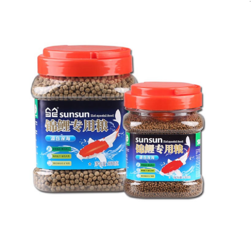 锦鲤鱼粮鱼饲料金鱼鱼粮观赏鱼增艳鱼饲料锦鲤增艳鱼粮高清大图