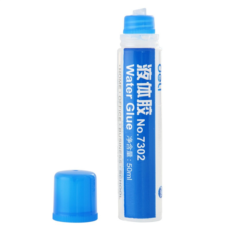 得力(Deli)7302液体胶水高粘度 办公用品24支装