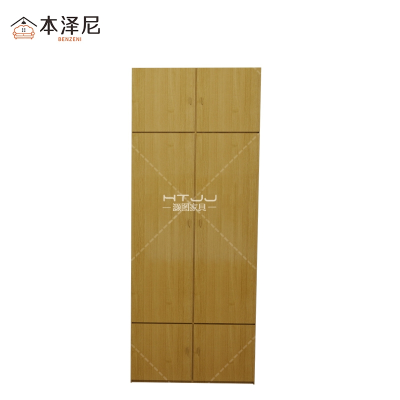本泽尼 衣柜 木衣柜 HTZ-BY85 850*450*2500mm 组高清大图