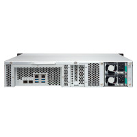 威联通(QNAP) TS-1232XU-RP四核CPU双电源机架式12盘位NAS磁盘阵列网络存储器(无内置硬盘)