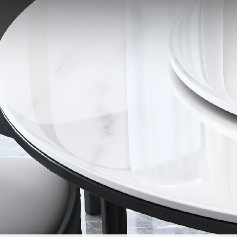 演发 岩板餐桌1.3m 张高清大图