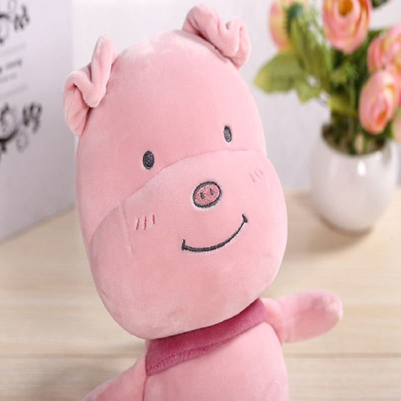 智多娃 毛绒玩具 新年吉祥物 粉红猪