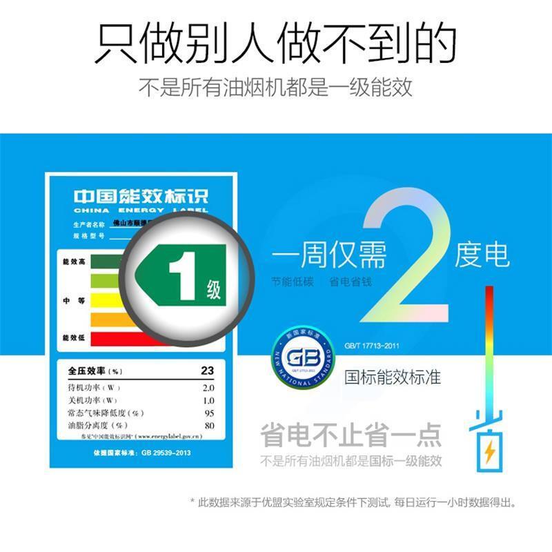 优盟(UM)CXW-380-UC174A侧吸式抽油烟机家用23立方大吸力钢化玻璃自动开合单机抽吸油烟机(升级款)高清大图