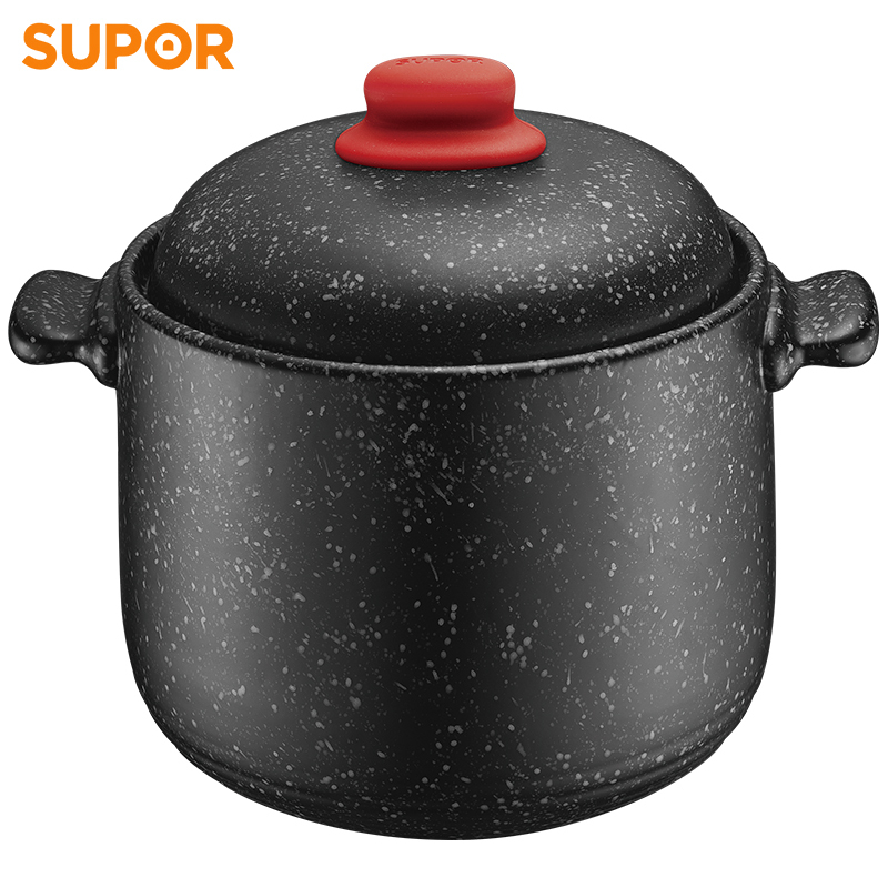 苏泊尔(supor)砂锅汤锅陶瓷煲炖锅耐热中药煲粥煲星星石系列汤煲明火