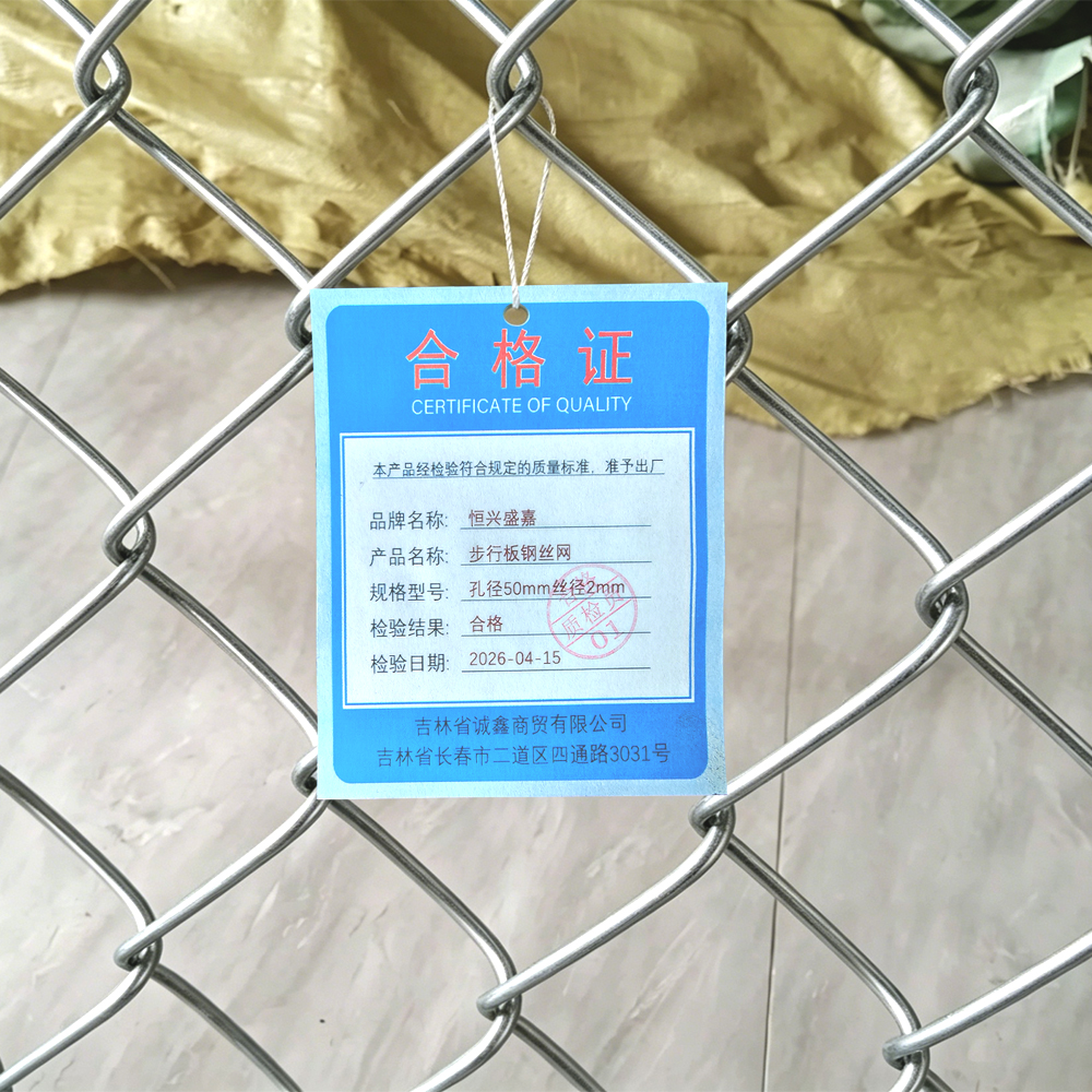 恒兴盛嘉 步行板钢丝网 孔径50mm丝径2mm 平方米高清大图