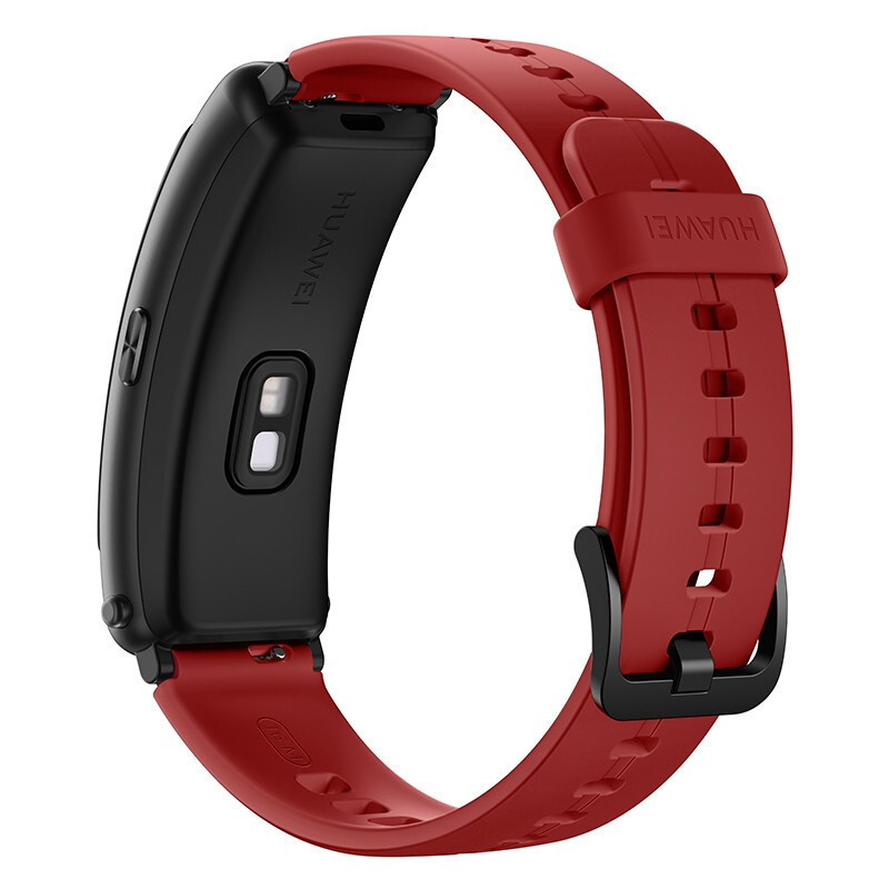 华为huawei智能手环b6运动版珊瑚红蓝牙通话心率血氧监测弧面柔性彩屏