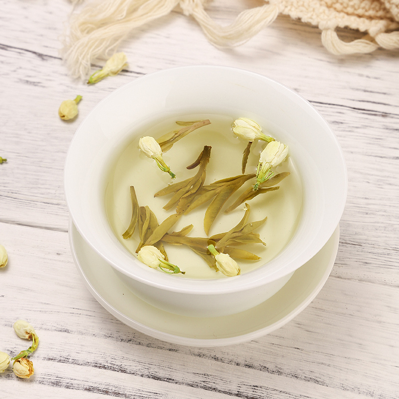 艺福堂 茉莉龙井特级100g*1 罐 茉莉花茶绿茶浓香型