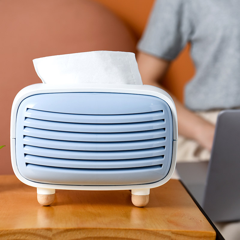 带竹炭包纸巾盒桌面除味抽纸盒 家用创意客厅餐巾纸收纳盒高清大图