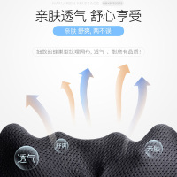 南极人按摩枕NBX8F50373 豪华充电款中国红颈椎按摩器肩颈部腰部按摩仪多功能全身家用车载电动按摩枕头