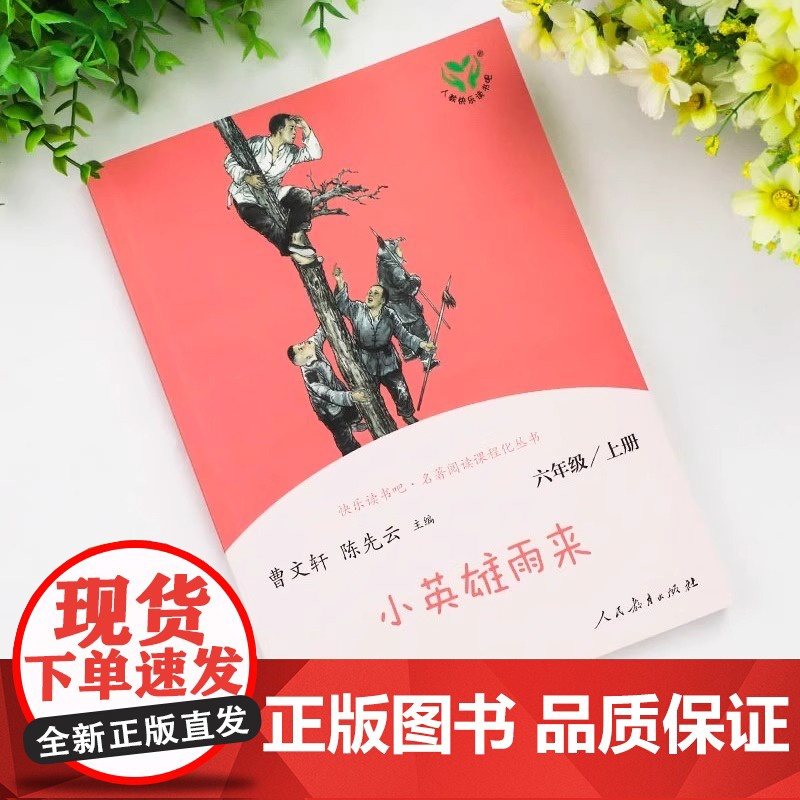 正版快乐读书吧六年级上册全套3册人教版小英雄雨来爱的教育 童年鲁滨逊漂流记小学生六年级必课外书原著完整版书籍人民教育出版高清大图