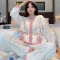 睡衣女冬款加厚珊瑚绒网红秋冬小香风草莓两件套法兰绒家居服莎丞