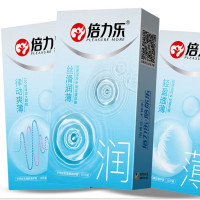 倍力乐律动爽薄避孕套10只装大颗粒螺纹玻尿酸润滑超薄安全套狼牙棒夫妻性生活房事保险套套子成人情趣计生性用品