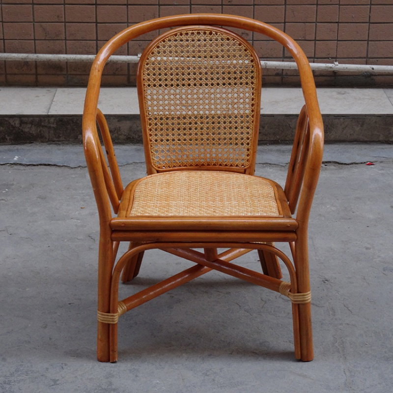 寻木匠老式藤椅小藤椅靠背家用藤椅成人藤编小椅子阳台桌椅三件套