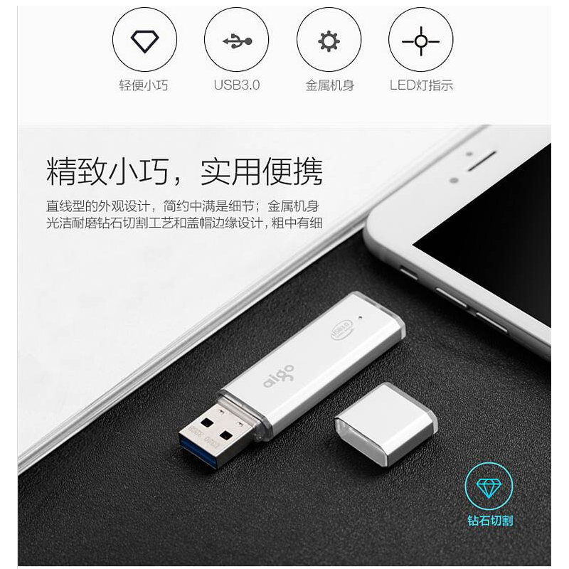 爱国者 U320 U盘 64g ( 个)高清大图