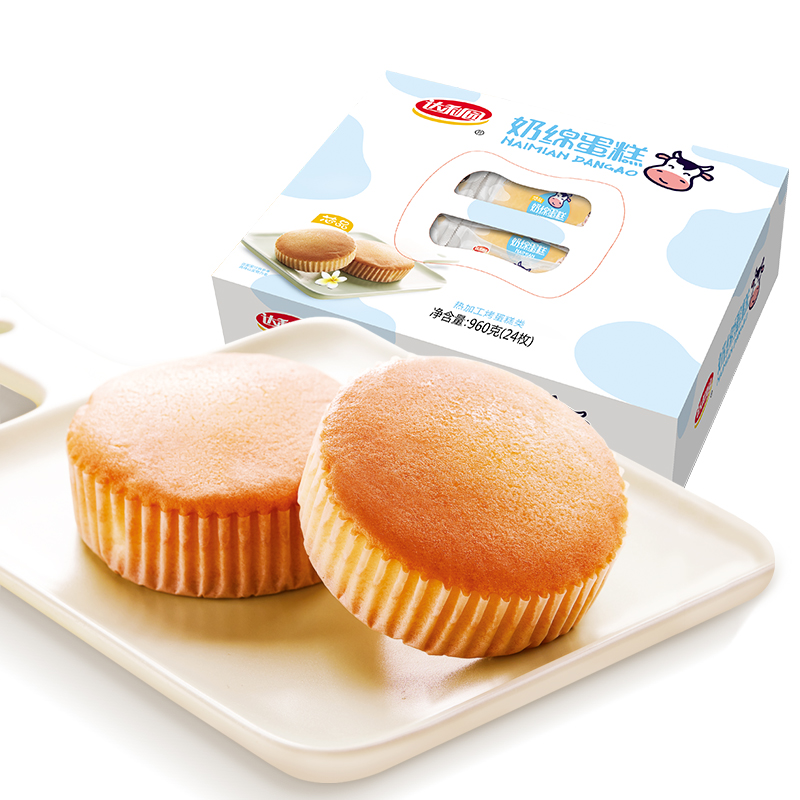 达利园 糕点 面包 零食 奶绵蛋糕960g(品质早餐)高清大图