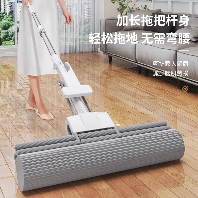 太太乐海绵拖把家用2024新款吸水头胶棉卫生间大号一拖布净免手洗高清大图