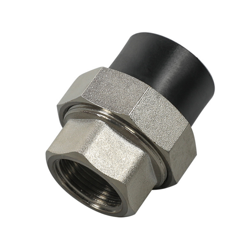 新荣帆 pe内丝铁活结 pe铁内丝活接20mm(4分)材质:pe