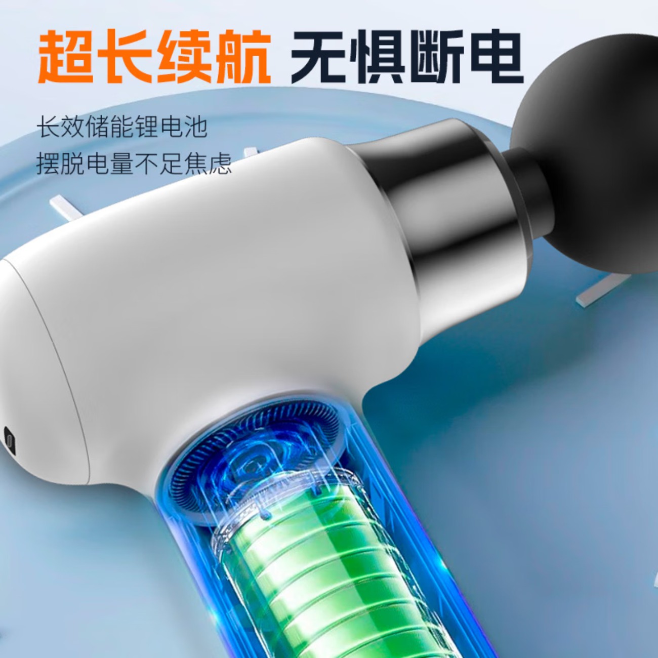 践程迷你筋膜枪肌肉深层按摩枪按摩仪专业级家用健身肌肉颈椎背腿部按摩器送男女友节日生日礼物七夕节 TY-701高清大图