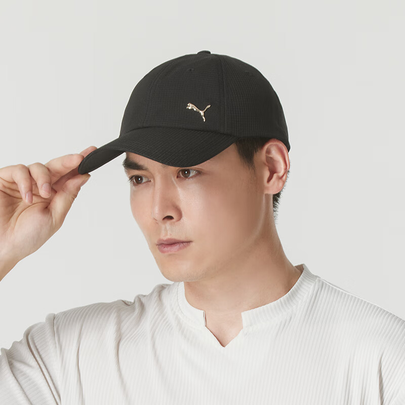 彪马(PUMA)男帽女帽新款时尚潮流运动帽户外遮阳帽舒适休闲帽鸭舌帽025363-01 ZP